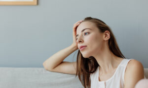 Person experiencing overthinking and anxiety, representing EMDR therapy in Toronto